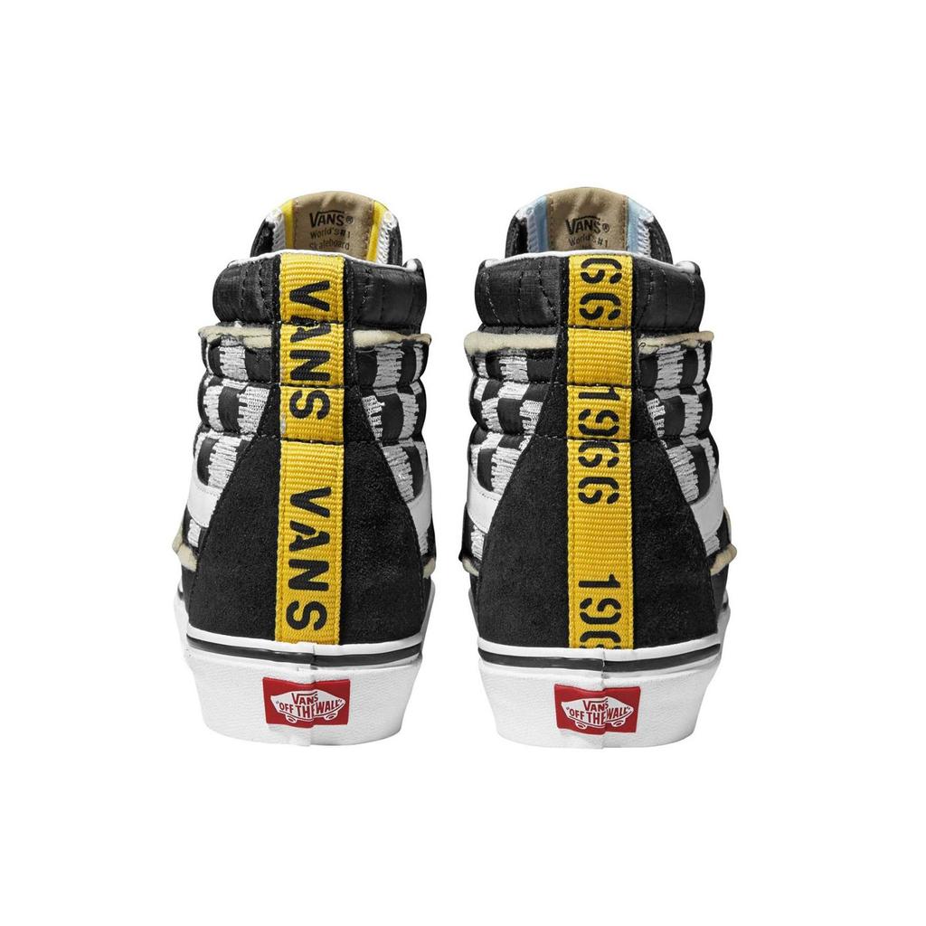 Vans Sk8-Hi Mixed Quilting Unisex Sneakers Black White VN0A38GEVP6
