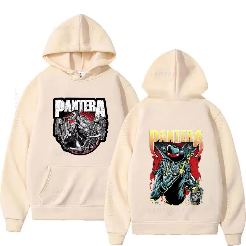 Pantera Heavy Metal Band Thema Herrenbekleidung Y2k Hoodie Kapuzenpullover Kapuzen-Shirt Neue Hoodies und Sweatshirts Herbst & Basics