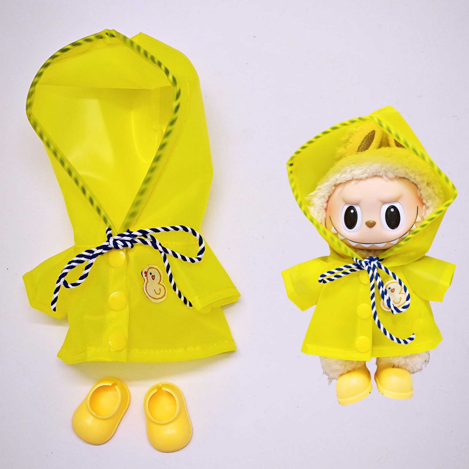 

Одежда для куклы Лабубу Реалистичный Трендовый Дождевик Модная Детская Мини-Одежда для Куклы Labubu doll clothes