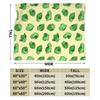 Linnie Doots - Green On Yellow Blankets Soft Warm Flannel Throw Blanket Bedding for Bed Living Room Picnic Travel Home Couch
