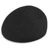 Men's Autumn-Winter Velvet-Lined PU Duckbill Cap with Ear Protection for Elderly