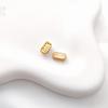 Dull Gold Cat's Eye Stone Spacer Beads with Imitation Jasper for DIY Bracelets and Necklaces