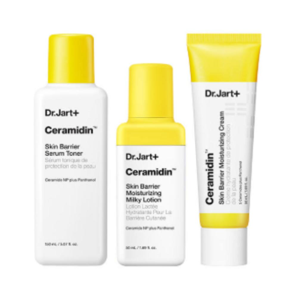 

Dr.Jart+ Ceramidin Moisture Synergy Routine Set Serum Toner 150ml, Milky Lotion 50ml, Cream 50ml