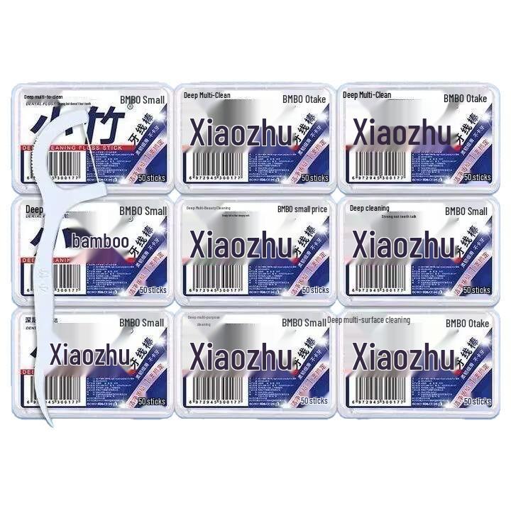 Ultra-Fine Polymer Disposable Floss Picks: Individually Wrapped for Family Use