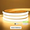 5v Dimmable COB LED Strip USB Dimmer Switch Touch White Natural Warm High Density Flexible Ribbon Tape 320LED/M Room Night Light