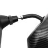 Car Universal Tuning Mirror F1 Aluminum Base Carbon Fiber Rearview Blue Mirror Tuning Mirror Parts Accessories-A87Q