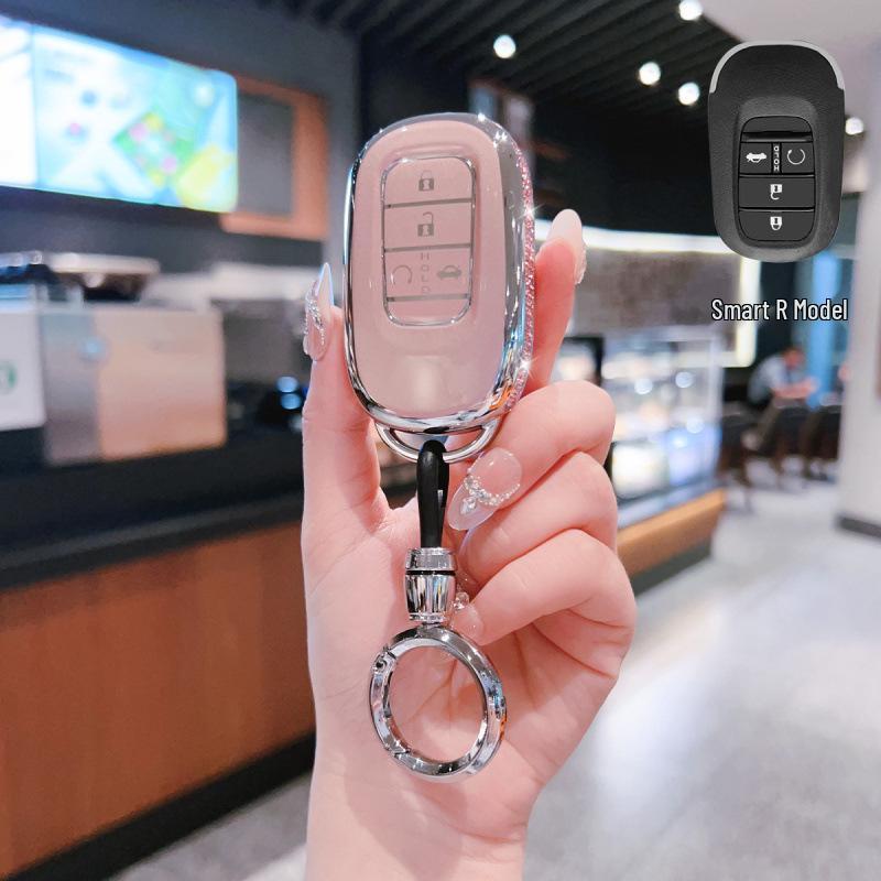 Compatible Key Case for CRV, 11th Gen Accord, Civic, XR-V, Odyssey, Xingge - Men's Shell Buckle Bag