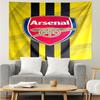 Arsenal-F.C Print Tapestry, Backdrop, Easy Setup, Ideal for Bedroom, Office & Living Room, with Aesthetic Wall Hanging Decor.