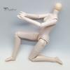 Highly Articulated Doll Body 1/6 Scale with 3 Neck Adapters, 9.8-Inch Blank Action Figure PVC Flexible Joint, Miniature Female for Custom