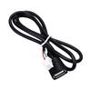 74cm Car USB Cable Adapter Support for Android Car CD Stereo Connectors Cable Adapter 6 Pin