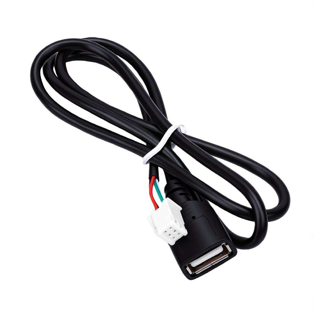 74cm Car USB Cable Adapter Support for Android Car CD Stereo Connectors Cable Adapter 6 Pin