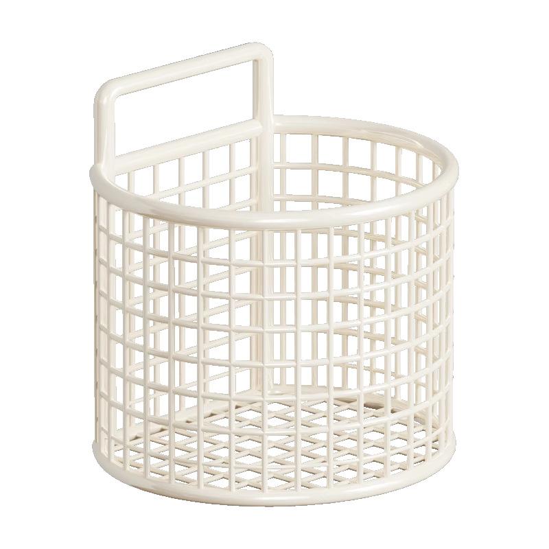 1/2/3 Grid Wall Mounted Kitchen Shelf Organizer Metal Rack Pantry Storage Garlic Ginger Hanging Wire Basket Holder