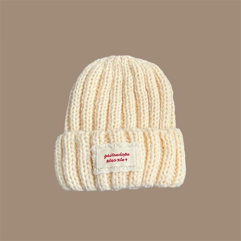 Детская вязаная беретка 52-58cm