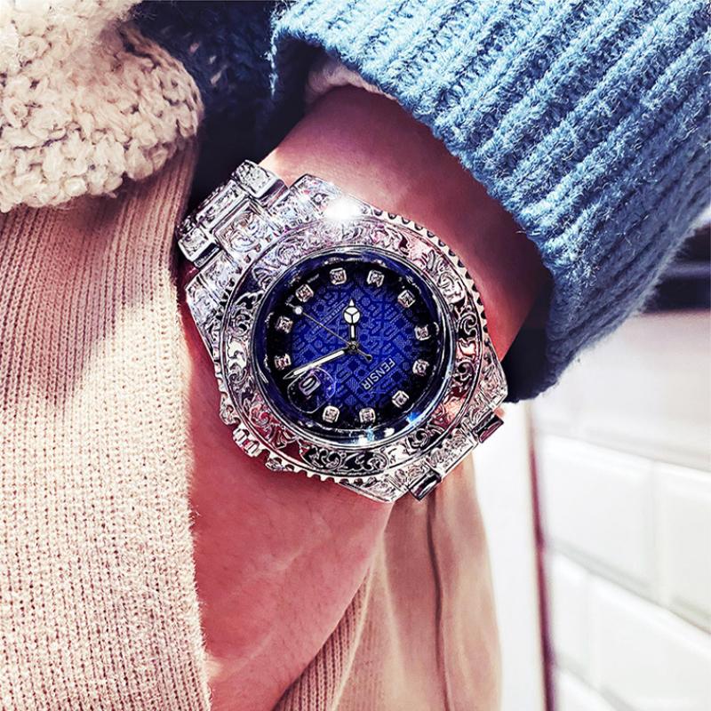 Uhr Herrenmode Retro Luxus Kreativ Stahlband Armbanduhr Analoge Uhren Leuchtzeiger Kalender Herren Quarz Armbanduhr Montre Homme