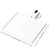 1Pcs Eyelash Tray Holder Half Moon Light Lamp Universal Clamp Clip Platform Adjustable Holder Eyelash Makeup Cosmetic Tray Tool