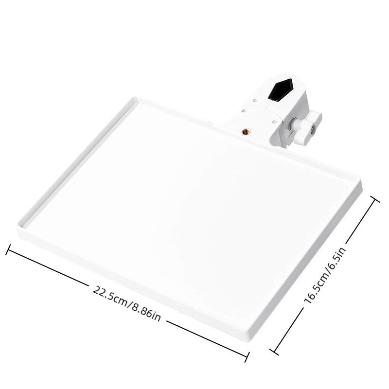 1Pcs Eyelash Tray Holder Half Moon Light Lamp Universal Clamp Clip Platform Adjustable Holder Eyelash Makeup Cosmetic Tray Tool