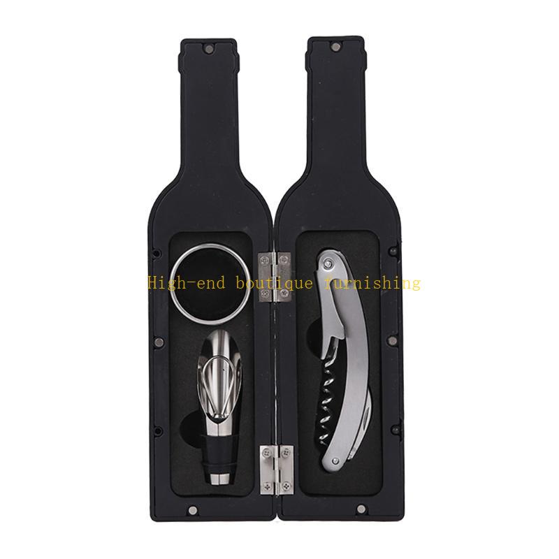 Wine Bottle Accessory Corkscrew Opener Bottle-Shaped Holder Personalize