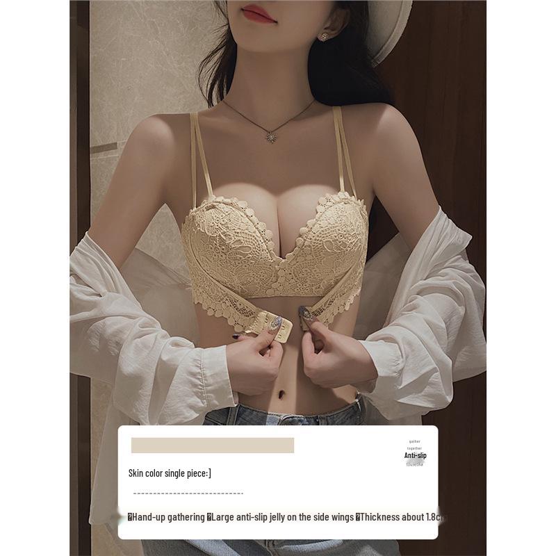 

Женский бюстгальтер пуш-ап на косточках с разглаживанием спины и боковой поддержкой, регулируемый комплект 32/70 AB