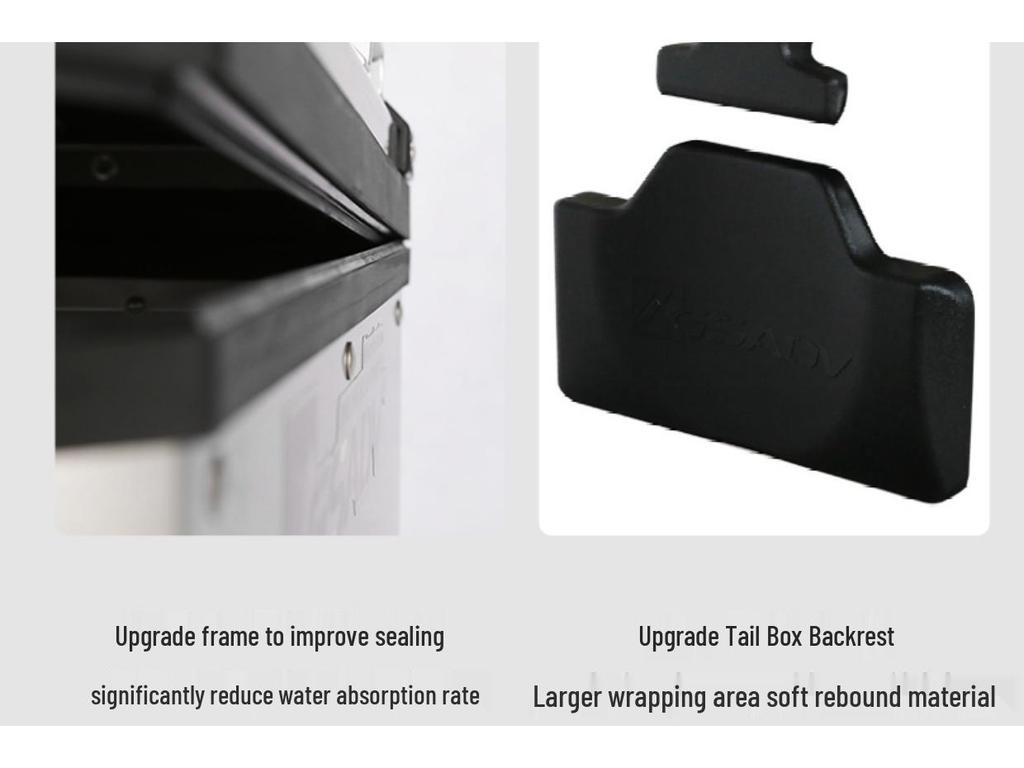 Aluminum Alloy Tail Box Guard Bar & Quick Release Rack for Zongshen 350D