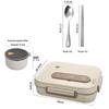 Extra Large 316 Stainless Steel Office Lunch Box with Six Compartments for Adults - Large Capacity Meal Tray