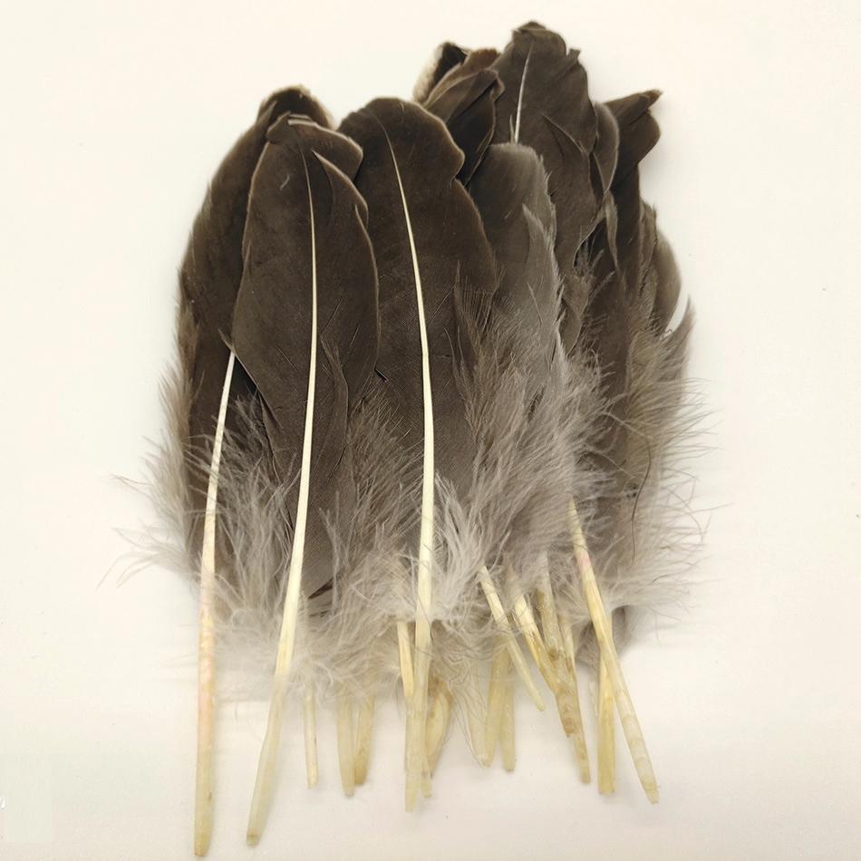 50Pcs Natural Goose Feathers Plume Craft DIY Royal Blue Feather Wedding Party Plumas Jewelry Making Decor Accessories 13-18CM