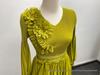 Miyake Plus Size Women's Pleated Lace-Trim Dress - African, European, American Fashion Casual Style