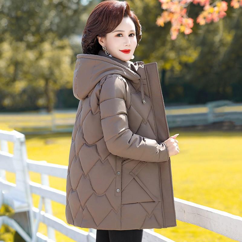 Winter Down Padded Jacket Plus Fertilizer Plus Size Loose Plus Velvet Padded Jacket Thickened Jacket