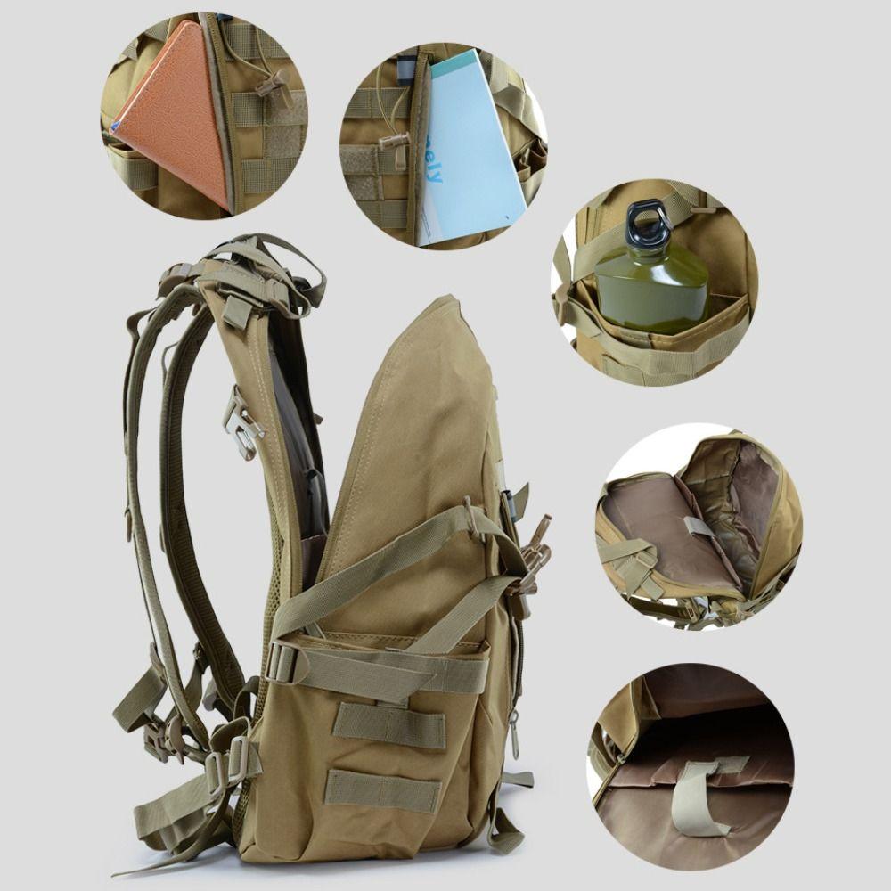 Oxford Cloth Mountaineering Bag 40L Large Capacity Double-Shoulder Bag  Mountaineering Hiking