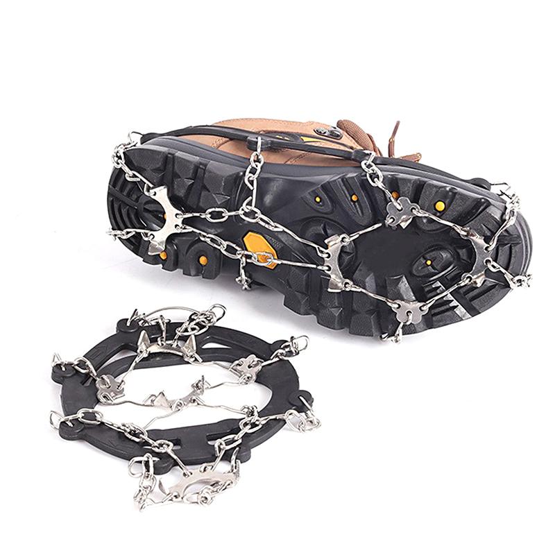 Ski Mountaineering Outdoor Ten-Tooth Ice And Snow Anti-Slip Shoe Covers Outdoor Mountaineering Crampons 10-Tooth Ice Grab