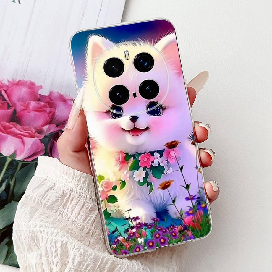 For Honor Magic 7 Pro Phone Case Magic7 Magic 6 Lite 5 Lite Back Cover Girly Fashion Flower Butterfly Paintong Soft TPU Bumper