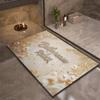 Luxury Diotomite Bath Mat Anti Slip Shower Carpet Bathroom Rug Absorbent Floor Foot Mats Quick Dry Toilet Mats Washable