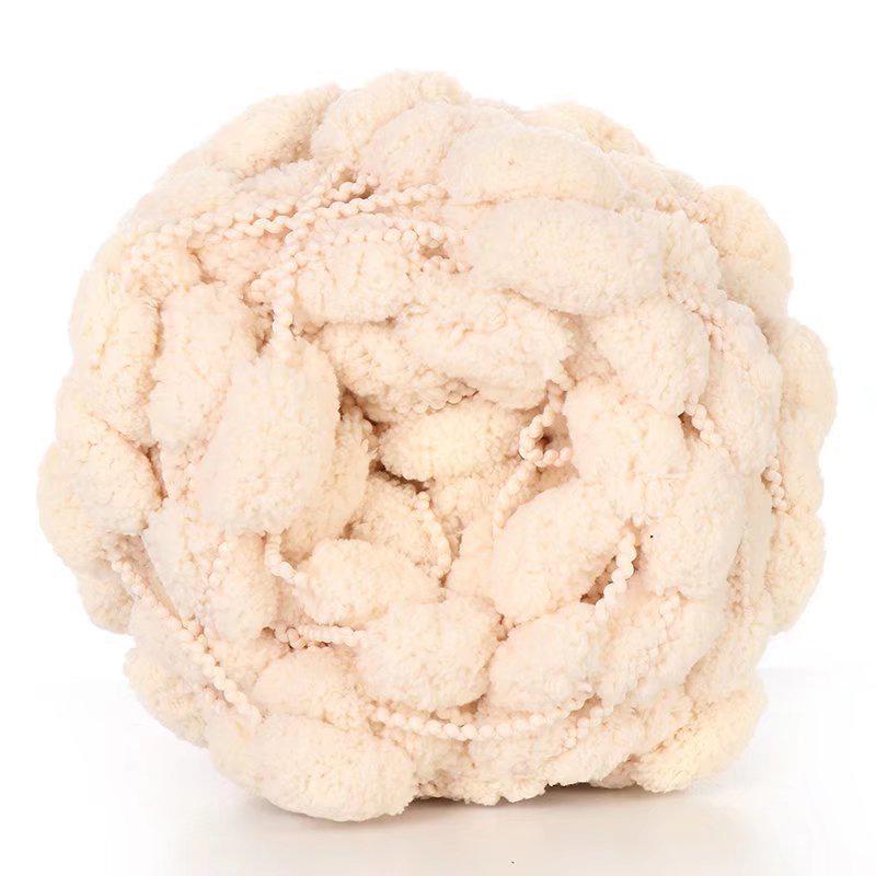 Chunky Wool Yarn for Knitting Blankets - Large Ball for Cushions, Carpets, and DIY Projects.