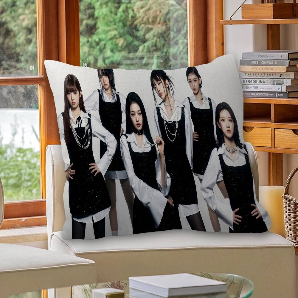 Popular Kpop group I-IveS girls Cushion Cover Decorative Pillow Sofa Home Decor case pillow cases