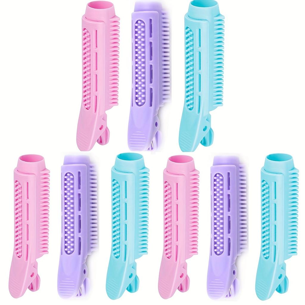 3/6/9 Stück Haarwickler Spiral Locken Styling, Volumen Lockenwickler Wurzelklammern, Flauschige Lazy Grip Lockenstäbe, Hitzefreies Styling-Werkzeug