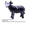 Halloween Elephant Cow Figurine Hand-painted Animal Resin Statue Sculpture Home Office Desktop Bookshelf Decoration Holiday Party Ornament
