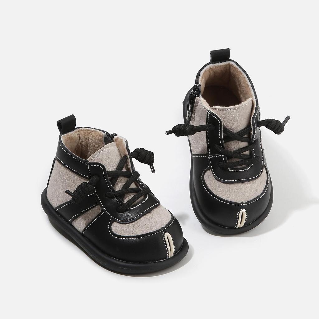 Autumn/Winter Unisex Baby Cotton Soft Sole Non-slip Shoes - Versatile Fashion for Infants & Toddlers