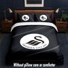 Set Biancheria da Letto Swansea City Design 1 Copripiumino + 2 Federe Morbido Traspirante Biancheria da Letto per la Casa