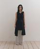 Loutaideu Damaged Cotton Dress [Black]