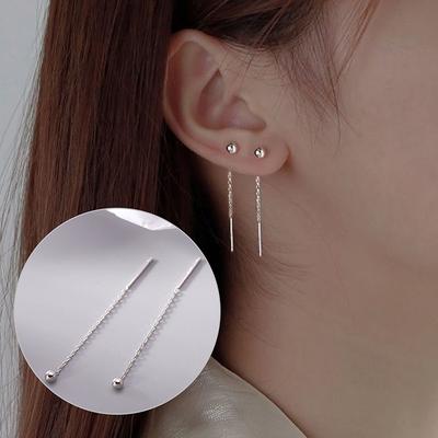 Μακριά Φούντα Στρογγυλή Καρδιά Κρεμαστά Σκουλαρίκια Κορέα Κρεμαστά Γυναικεία Σκουλαρίκια ARI