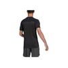 Adidas Mesh Panel Crew Neck Short Sleeve T-Shirt Men Tops Black HE5441