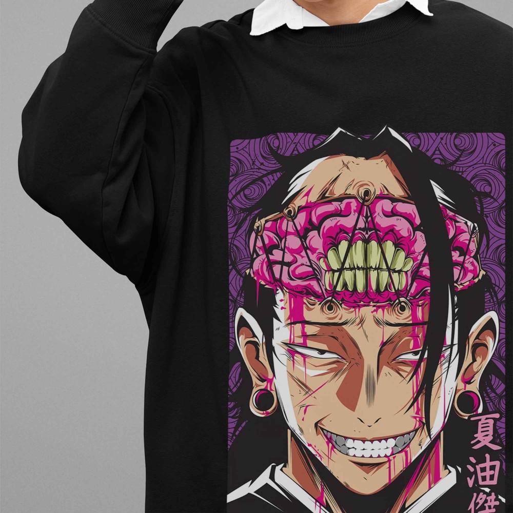 

Jujutsu Kaisen Sweatshirt Geto Suguru Sweater JJK Anime Pullover Gojo Sukuna XL