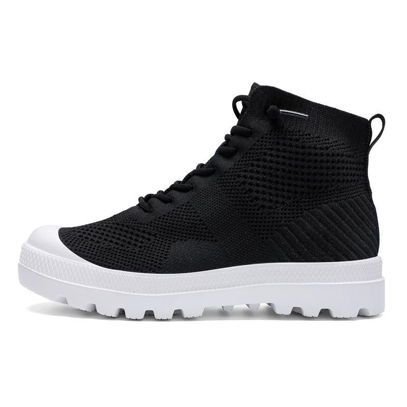 2025 New Women's Platform Boots Fashion Lace-up High Top Socks Boots Comfortable Non-slip Casual Shoes Designer Women's Shoes