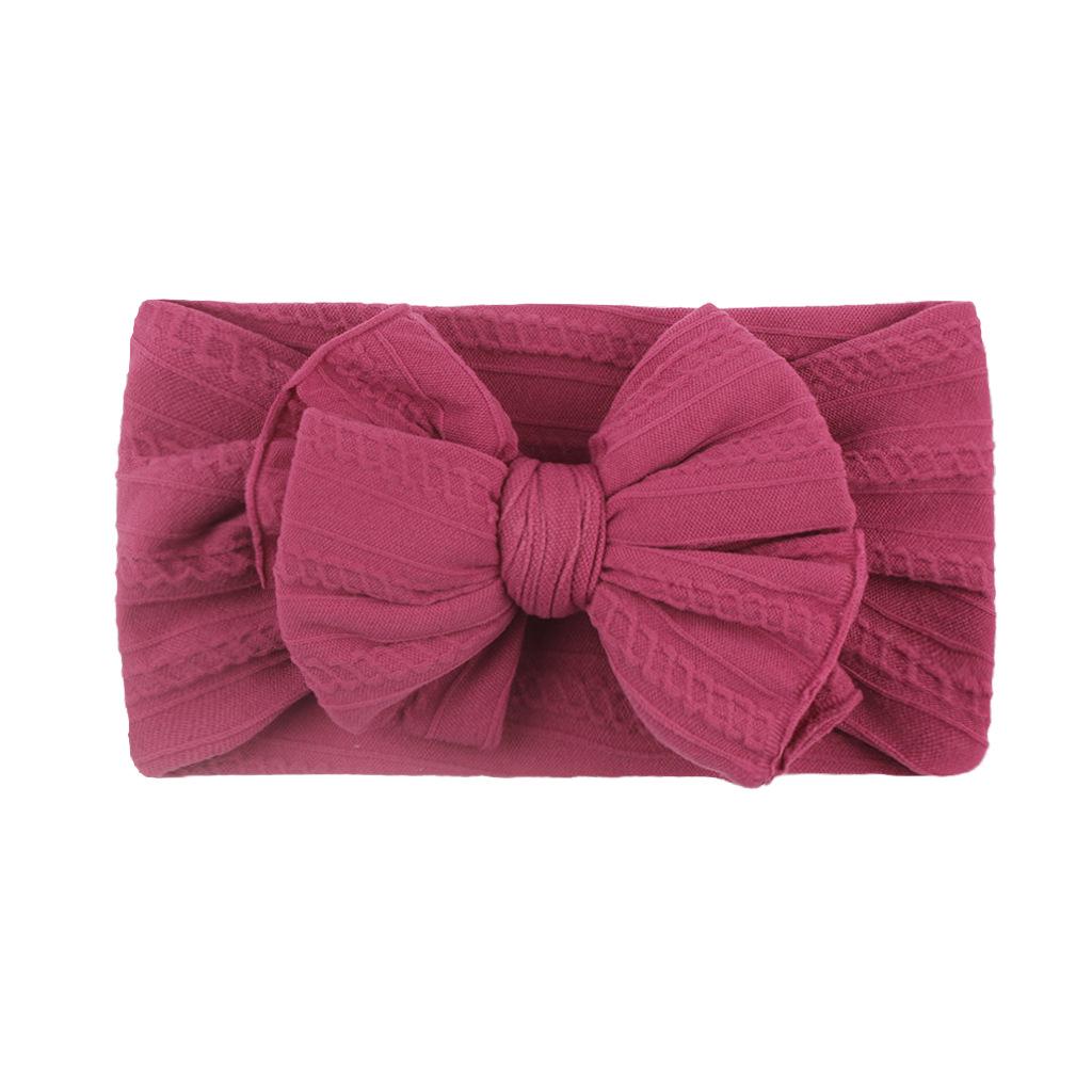 2022 Soft Nylon Jacquard Baby Headband - Elastic & Stylish Children's Hair Accessory
