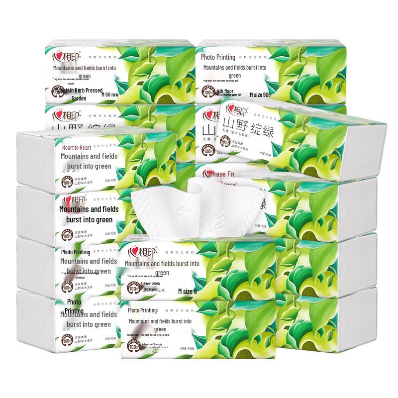 

Heart-to-Heart К дикой природе 4-слойные без запаха салфетки для лица, 20 штук