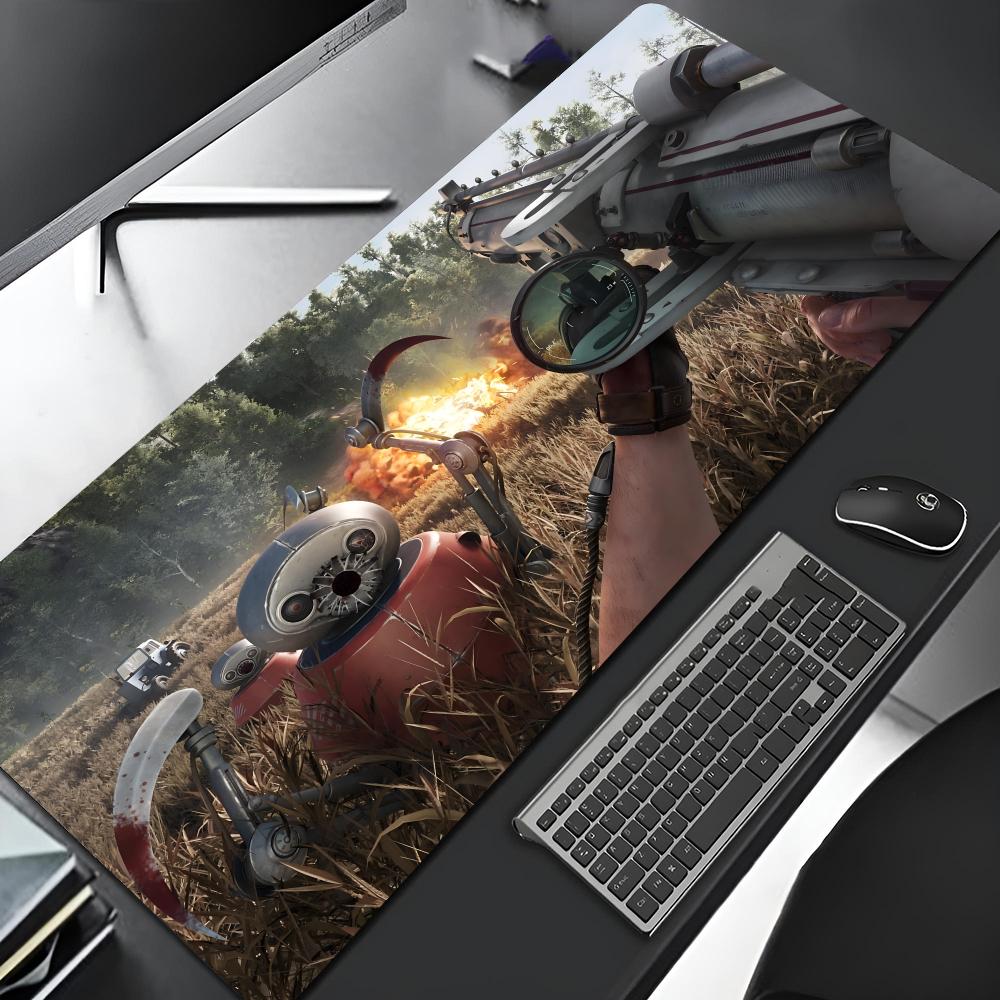 A-Atomic Hearts Games Mouse Pad Edge Big Safely Gaming Locking Computer Gamer Large Rubber Art Mousepad Laptop Desk Mat