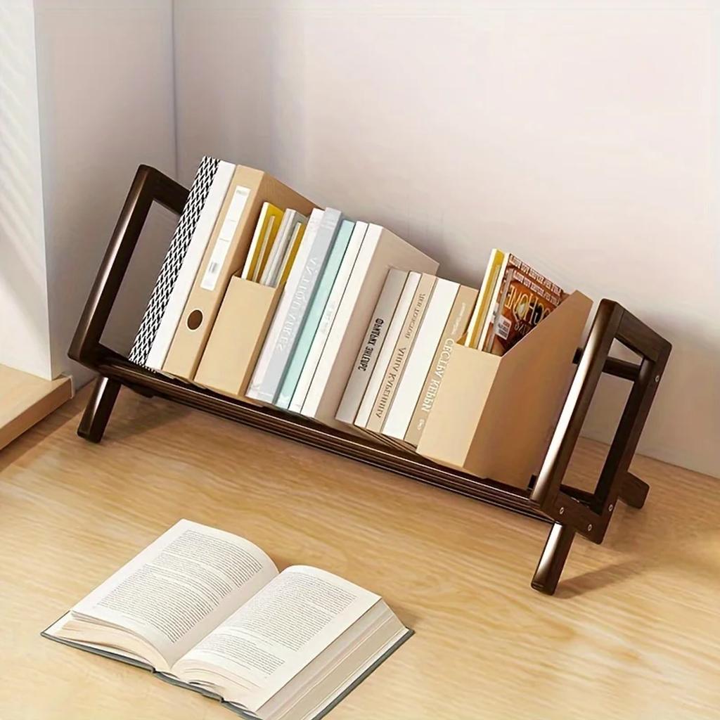 Desktop Bücherregal Wohnzimmer Kleine Dekoration Bambus Dekoregal Schreibtisch Mehrfachregal Bücherregal Aufbewahrungsregal