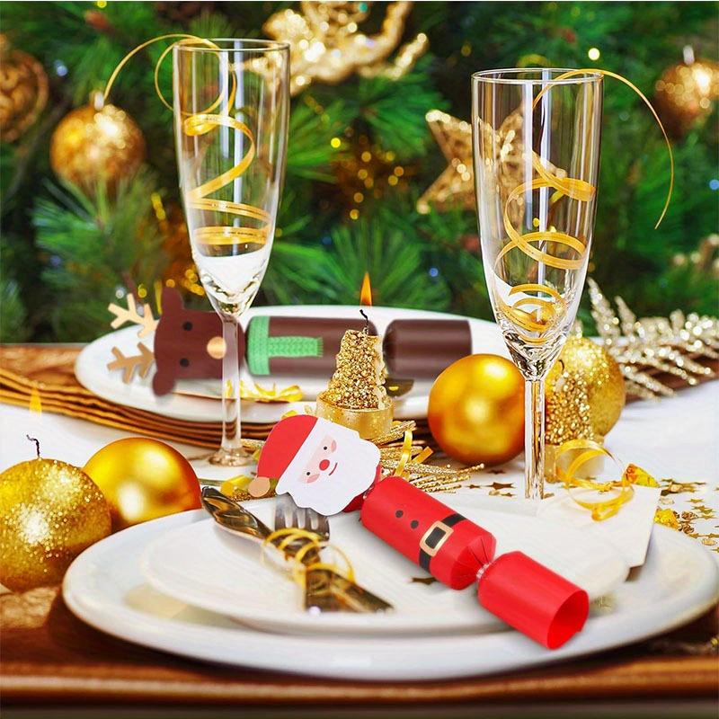 20 Pcs Christmas Candy Box Christmas Party Supplies Xmas Candy Package Christmas Party Favor Christmas Seasonal Holiday Dinner Traditions