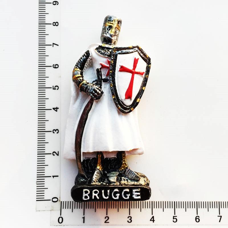Belgia Rășină Magnet de Frigider Gent Mons Magneți de Frigider Autocolante 3D Magneți Magnetici Decor Bruges Bruxelles Suvenir Turistic