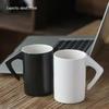 Custom Logo Ceramic Mug: Creative Inverted Design for Hotel Bathroom or Souvenir Gift