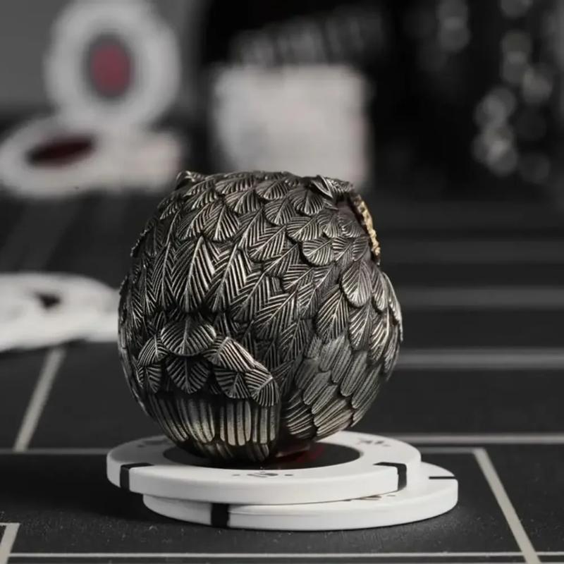 Lucky Owl Guardian Cartoon Owl Statue Ornaments Christmas Owl Ornaments Realistic Owl Animal Statues